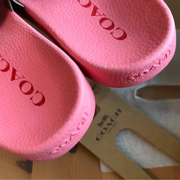 🌈Coach Uli Sport Slide In Rainbow Signature Canvas *Special Edition* 7 8 10 11 - Picture 8 of 9